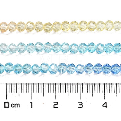 Transparent Painted Glass Beads Strands DGLA-A034-T4mm-A13-1