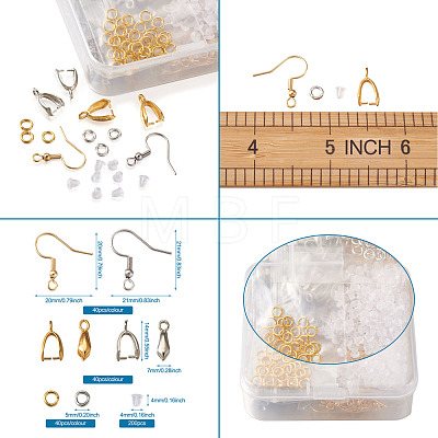 304 Stainless Steel Earring Hooks STAS-TA0004-59-1