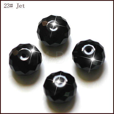 Imitation Austrian Crystal Beads SWAR-F068-4x6mm-23-1