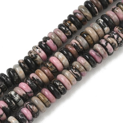 Natural Rhodonite Beads Strands GG-CBAC08A-A09-01-1