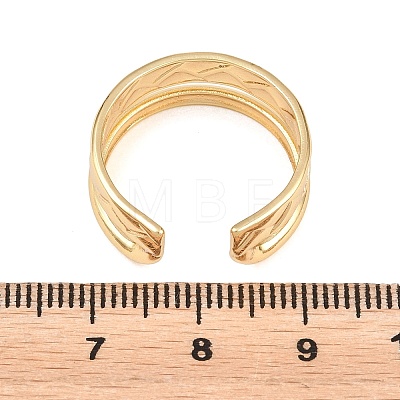 304 Stainless Steel Cuff Open Rings SA-H001-13G-1