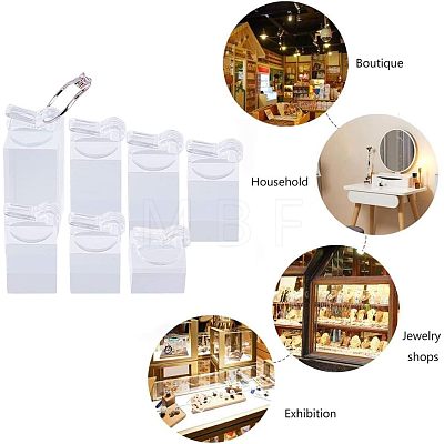 Acrylic Single Jewelry Display Stand Sets RDIS-FG0001-02-1