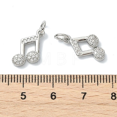 SHEGRACE Brass Clear Cubic Zirconia Charms XGRQ3P998-629P-1