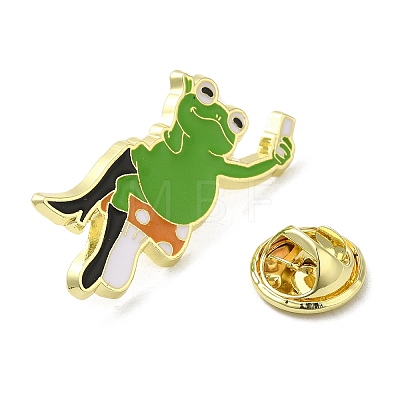 Frog Enamel Pins JEWB-D023-02B-G-1