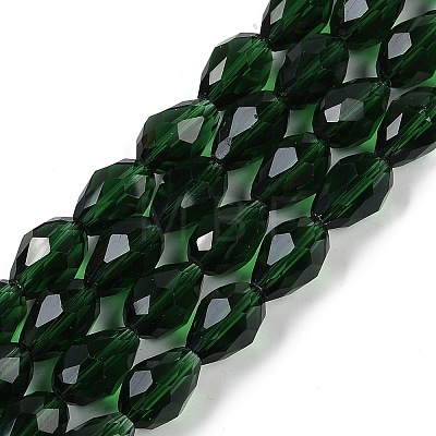 Transparent Glass Beads Strands LS-EGLA-N013-T8mm-D15-1