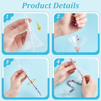 Transparent Beading Funnel AJEW-WH0567-05-1