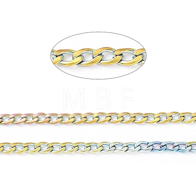 Ion Plating(IP) 304 Stainless Steel Curb Chains STAS-H146-01MC-1