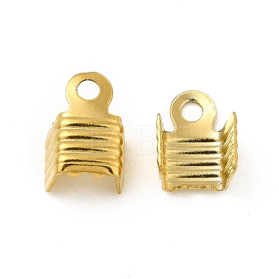 304 Stainless Steel Folding Crimp Ends STAS-P319-02G-1