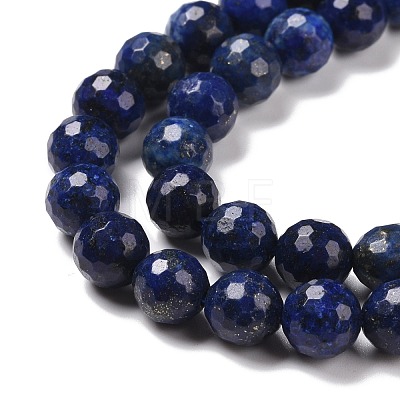 Dyed Natural Lapis Lazuli Beads Strands G-E571-16B-1