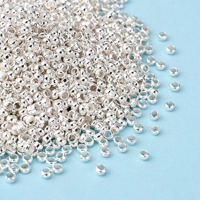 Brass Crimp Beads KK-L022-S-1