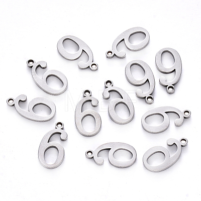 201 Stainless Steel Charms STAS-R108-06-1