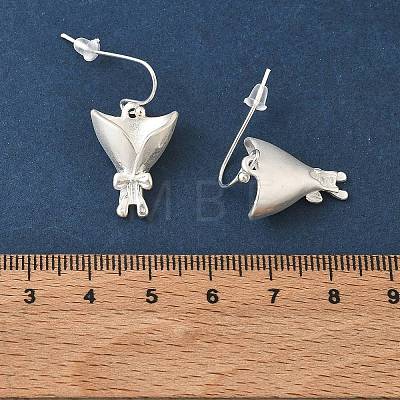 Bouquet Alloy Dangle & Drop Earrings AL-CBA4A23-01S-1
