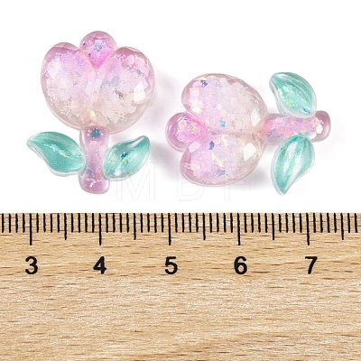 Transparent Epoxy Resin Flower Decoden Cabochons CRES-M034-01A-1