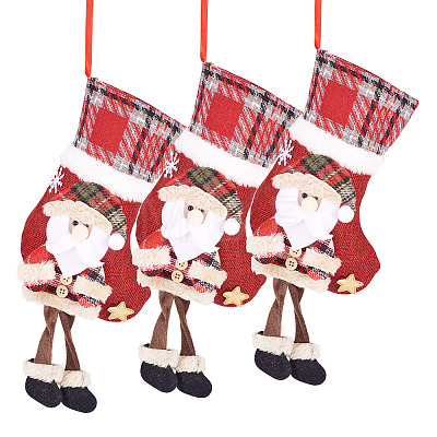 Christmas Theme Non-woven Fabrics Bags ABAG-TAC0005-03B-1