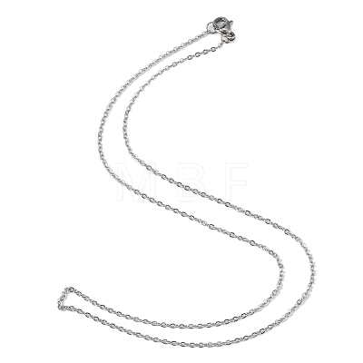 304 Stainless Steel Cable Chain Necklaces STAS-O053-07P-1