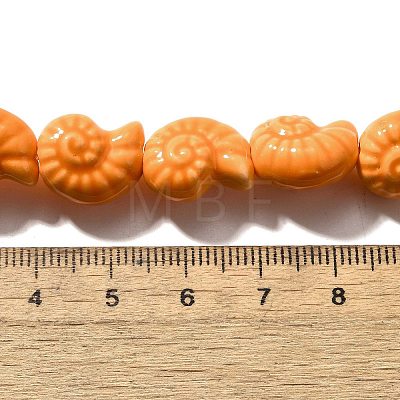 Handmade Porcelain Beads Strands PORC-I028-02E-1