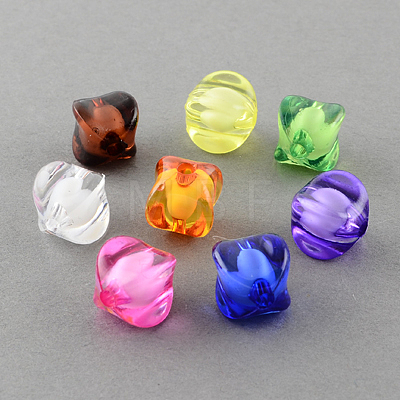 Transparent Acrylic Beads X-TACR-S111-10mm-M-1