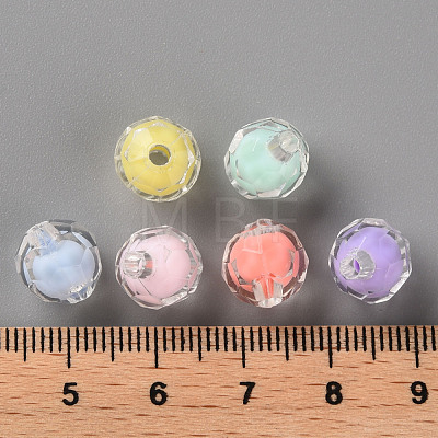Transparent Acrylic Beads TACR-S152-04A-1