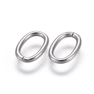 304 Stainless Steel Open Jump Rings X-STAS-L221-18P-1
