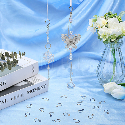 300Pcs Stainless Steel Hook STAS-SP0001-83P-1