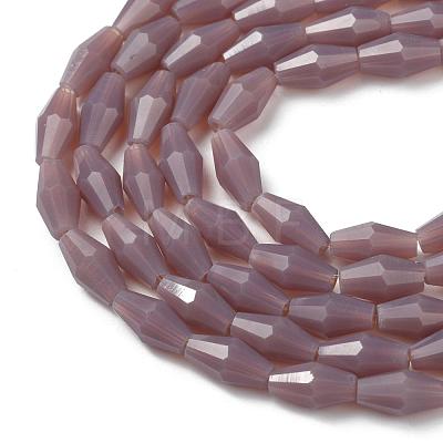Opaque Glass Beads Strands GLAA-P001-03A-10-1