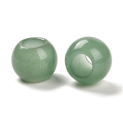 Natural Green Aventurine European Beads LS-G-R488-01N-1