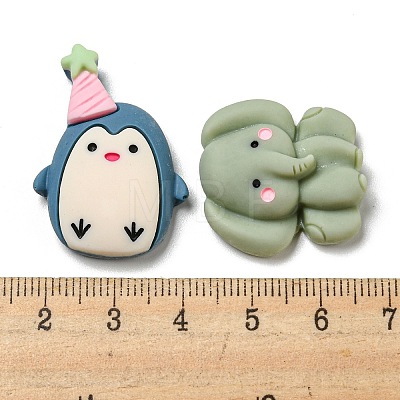Opaque Resin Decoden Cabochons RESI-F052-A06-1