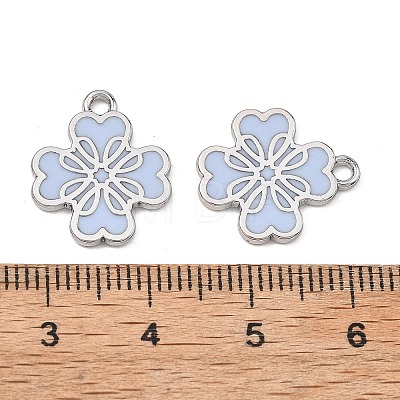 Alloy Enamel Pendants ENAM-G235-06P-02-1