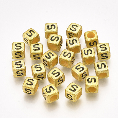 Acrylic Beads PB43C9308-G-S-1