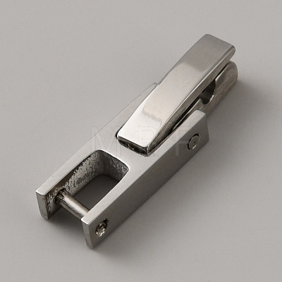 304 Stainless Steel Watch Band Clasps STAS-WH0027-104C-P-1