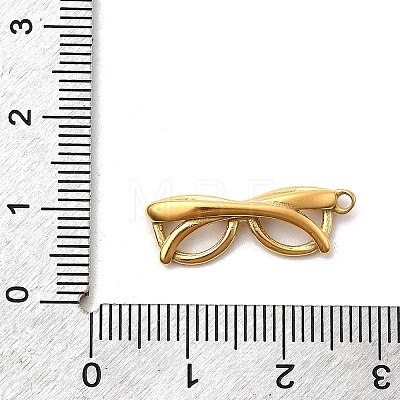 304 Stainless Steel Pendants STAS-P411-02H-G-1