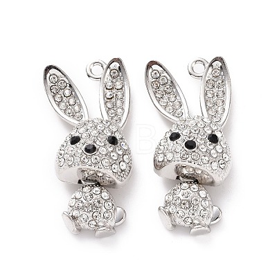 Alloy Pendant with Crystal Rhinestone FIND-H041-11P-1
