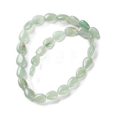 Natural Green Aventurine Beads Strands G-K357-A10-01-1