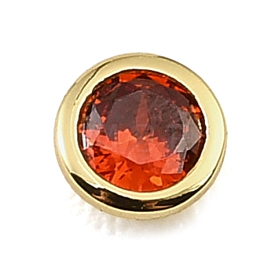 Brass Pave Cubic Zirconia Cabochons CU-CBA30E8-03G-05-1