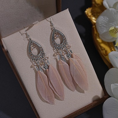 Alloy Rhinestone Teardrop Dangle Earrings FS-WGBDF6F-13-1