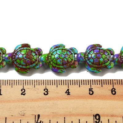 Synthetic Turquoise Dyed Beads Strands G-P507-05L-1