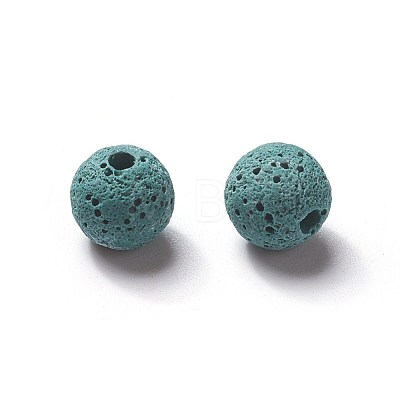 Unwaxed Natural Lava Rock Beads G-F325-8mm-A05-1