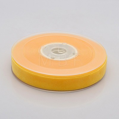 Polyester Velvet Ribbon for Gift Packing and Festival Decoration SRIB-M001-15mm-660-1