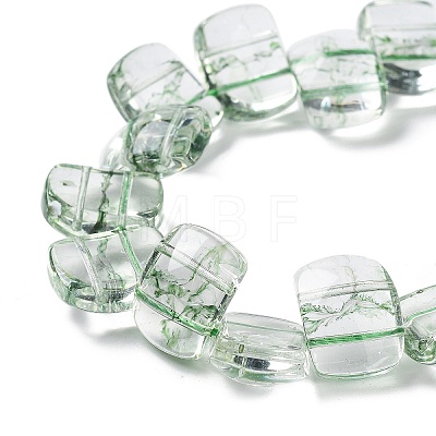 Transparent Glass Imitation Gemstone Beads Strands GLAA-G105-01A-1
