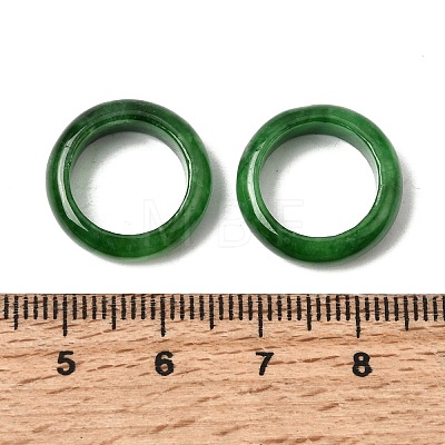Natural Myanmar Jade Dyed Linking Rings G-C283-10-1