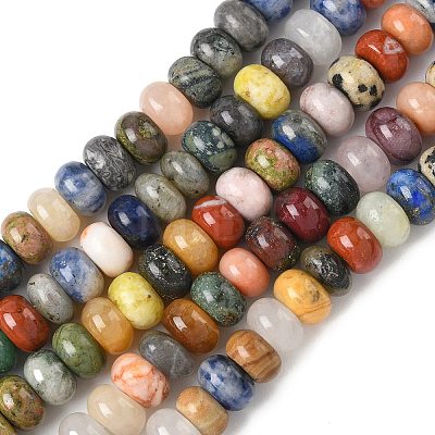 Natural Mixed Gemstone Beads Strands G-A280-A01-02-1
