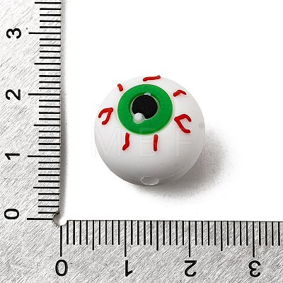 Halloween Silicone Focal Beads SIL-P011-01A-1