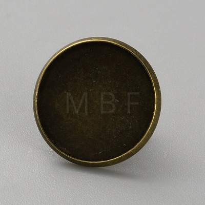 Iron Brooch Findings IFIN-WH0086-13A-1
