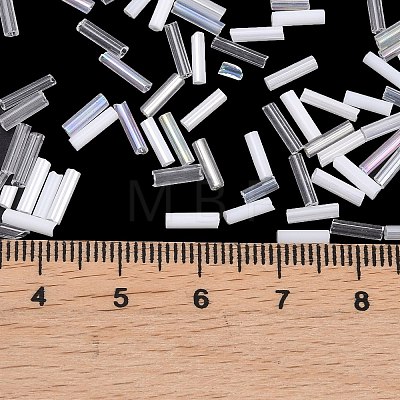 Glass Round Bugle Beads SEED-XCP0001-47I-1