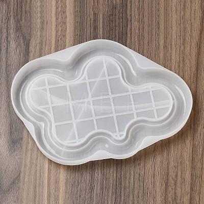 Cloud DIY Quicksand Serving Tray Silicone Molds DIY-G109-05B-1