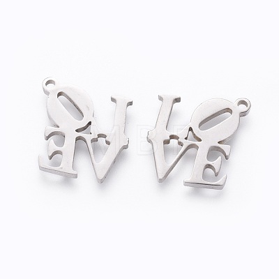 201 Stainless Steel Charms STAS-F231-049P-1