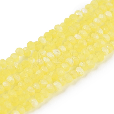 Transparent Glass Beads Strands EGLA-A044-T1mm-MB29-1