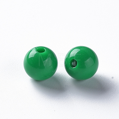 Opaque Acrylic Beads X-MACR-S370-C8mm-M2-1