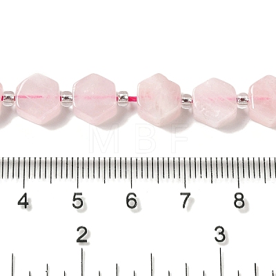 Natural Rose Quartz Beads Strands G-P534-A05-02-1