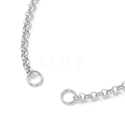 3Pcs 3 Styles 304 Stainless Steel Cable Chain & Venetian Chain & Rolo Chain Bracelet Making AJEW-JB01462-1
